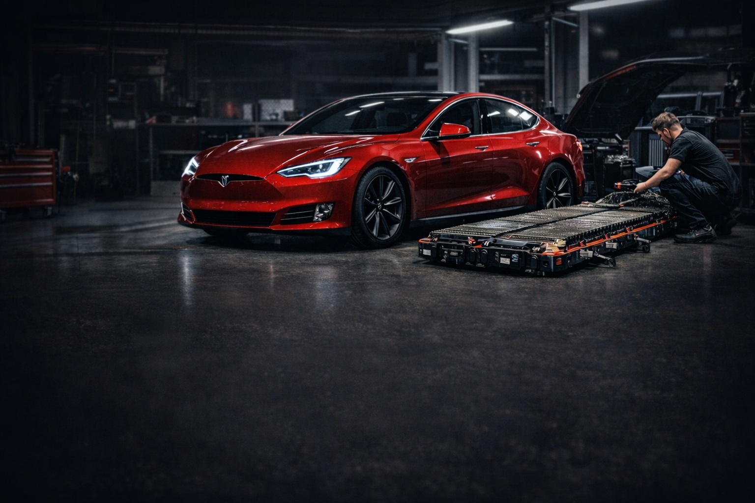 ремонт батареї Tesla у Чернігові